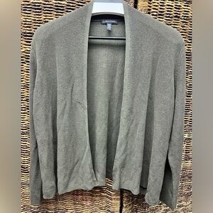 Eileen Fisher-‎ Women's Olive Cardigan, Large